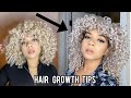 How I grew my CURLY HAIR fast | Hair Growth Tips + Scalp Massaging
