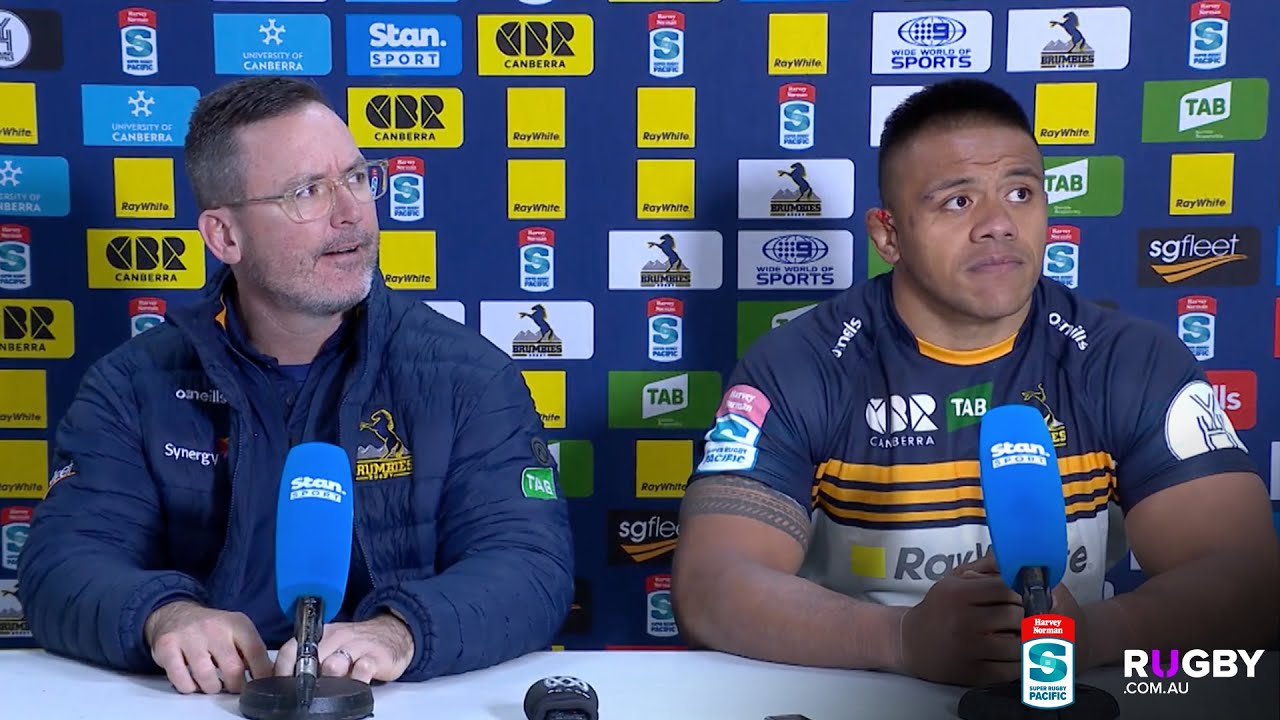 Brumbies Press Conference Super Rugby Pacific Quarter Finals 2022