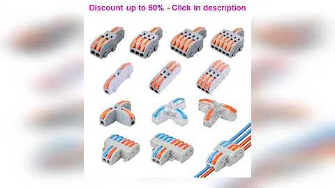 1/5/10 PCS 1 in Multiple Out Fast Electrical Connectors Universal Compact Splitter Wiring Cable C
