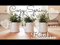 Calming & Subtle Spring Decorate With Me | Farmhouse Spring Kitchen 2022