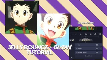 Alight motion Jelly bounce + Glow | Tutorial