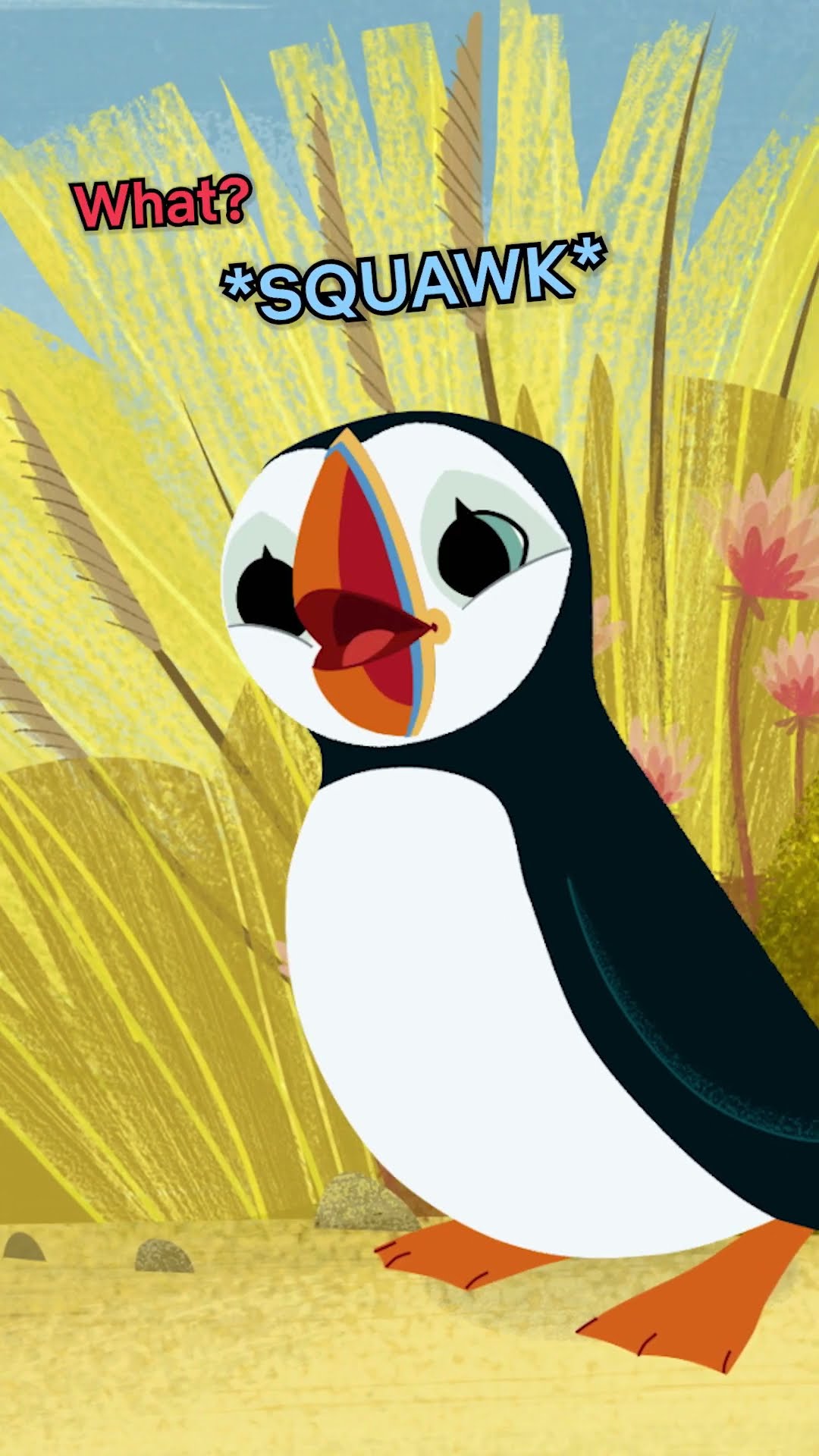 What makes puffins different from seagulls? ?? Puffin Rock is now playing on Netflix!