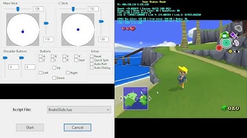 (TAS) The Legend of Zelda: The Wind Waker Brake-Slide Script