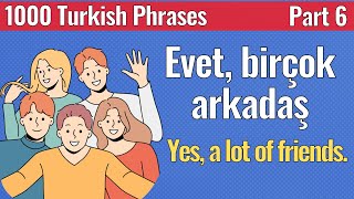1000 Turkish Phrases - Part 6 - Turkish Easy Phrases | Language Animated