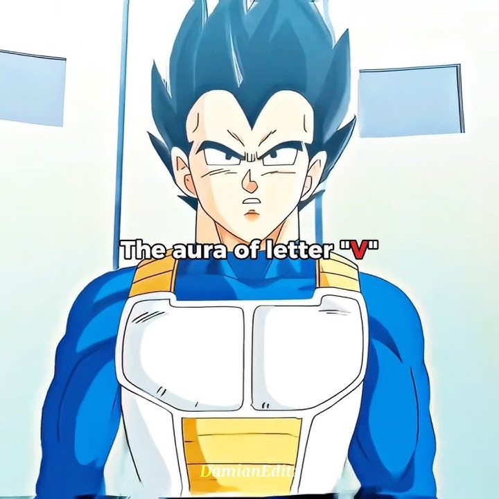The aura of letter V 💀 #dragonball #vegeta #beyblade #anime #edit #viral #short
