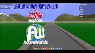 Exploring ActiveWorlds in 2022 E7 - Again with Scott86! #activeworlds