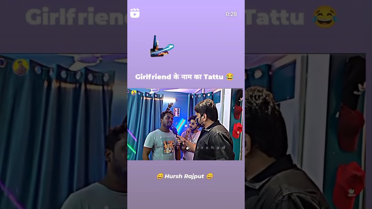 Girl Friend K Naam Ka Tattoo shortsvideo viral funnyvideo YouTube Girl Friend K Naam Ka Tattoo shortsvideo viral funnyvideo YouTube