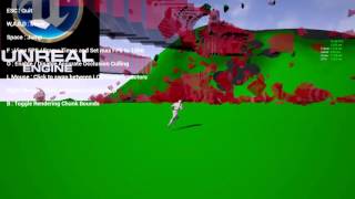 Unreal Engine 4 Voxel Plugin - Testing Transparent Mesh Buffer