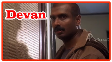 Devan Tamil Movie | Scenes | Arun Pandian escapes from Vijayakanth