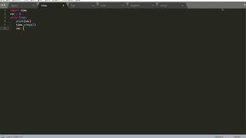 Как сделать секундомер на python3