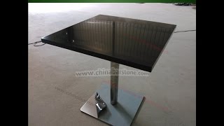 Corian dining table with SS304 Restaurant table