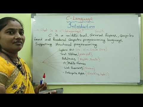 C-Language || Class-6 || Introduction:Part-6 || C Both in Telugu and English ||Telugu Scit Tutorials