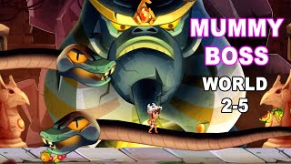 Jungle Adventures 3 World 2 Level 5 Pharaoh Mummy Boss Gameplay