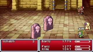 Final Fantasy 5 Advance (GBA) Part 47 Pyramid of Moore Part 3 and The First Tablet