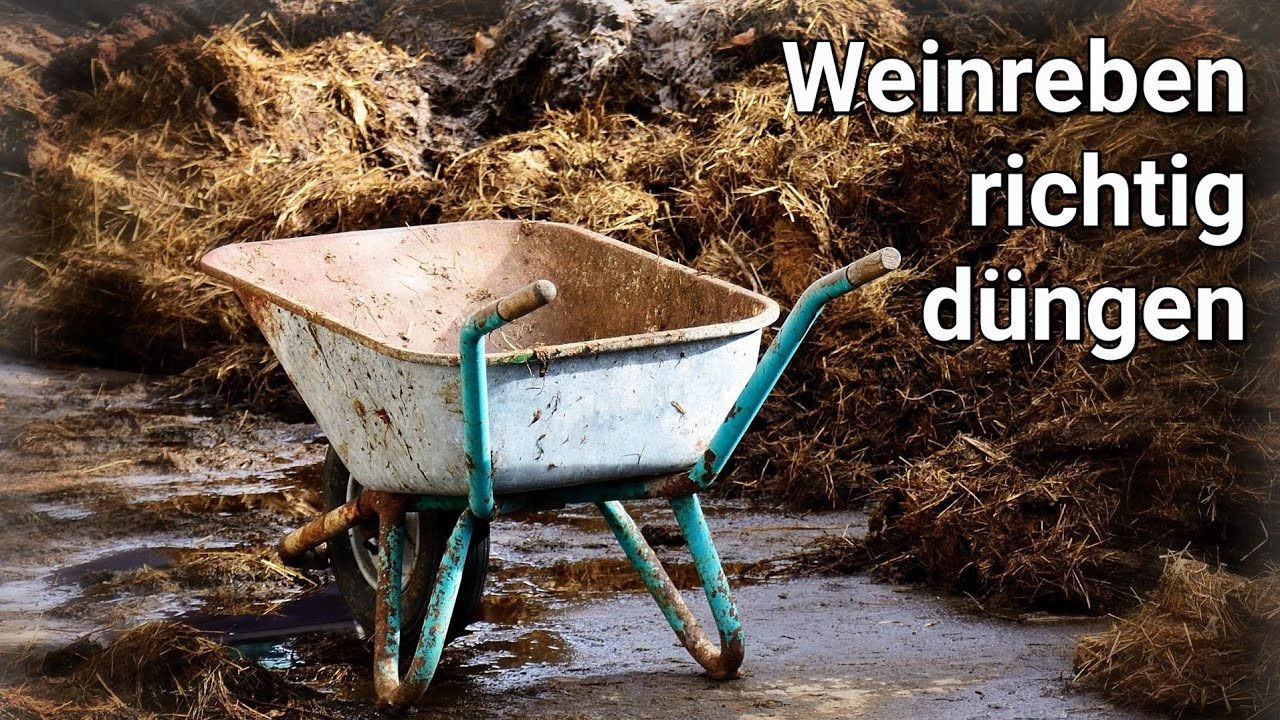 Dngung von Weinreben und April Impressionen