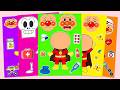 【癒しASMR】アンパンマン先生しゅつどう!?みんなをやさしくちりょう🍞🩺 Calming Sticker Peeling Doctor Rescue with Anpanman!