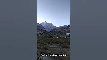 bhojbasa morning view| #gaumukh #gangotri #gangotridham #gangotriyatra #shorts #chardhamyatra2024