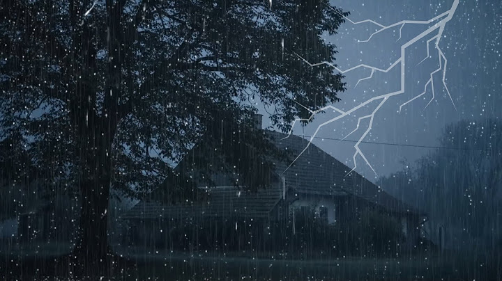 Sonido Definitivo para Dormir Rápido – Lluvia Fuerte y Truenos Toda la Noche Contra el Insomnio