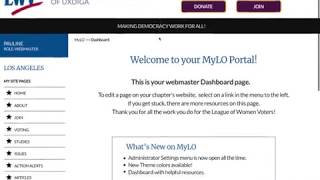 League of Women Voters CMS (MyLO) Redesign