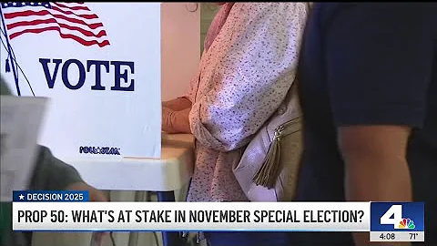 2025 California special election: Here's what to know about Prop 50