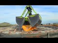 Bulk carrier discharge of Corn on the Fermita, Mount Maunganui New Zealand