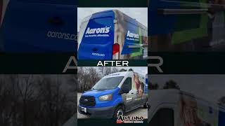 Aaron&#39;s get a rolling billboard wrap!