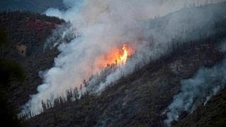 Interior secretary ryan zinke on the wildfires in california, debate
over climate change and federal budget.