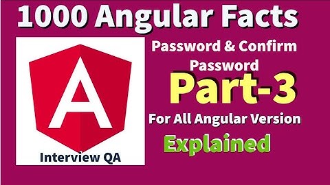 1000 Angular Facts Part-3 | Angular Interview Questions and Answers | angular 9 tutorial |angular 9+