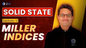 Miller Indices Solid State CSIR NET | Chemistry
