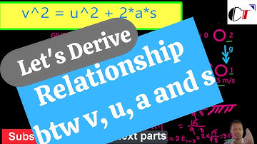 Click Top Engineering Open Lectures, Mechanics (5): Relationship among u, v, a and s