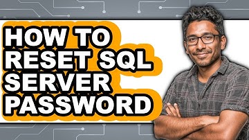 How to Reset Sql Server Password (easy Method)