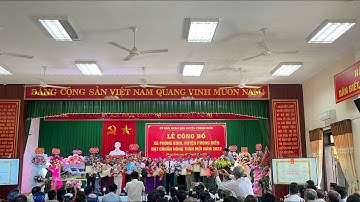 LỄ CÔNG BỐ XÃ PHONG BÌNH ĐẠT CHUẨN NÔNG THÔN MỚI