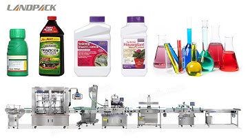 Automatic Pesticide filling Line from Filling Capping Labeling Machine