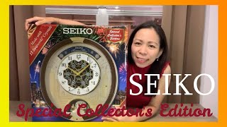 SEIKO Swarovski Melody in Motion Wall clock-2019 Special Collectors Edition  | Unboxing - YouTube