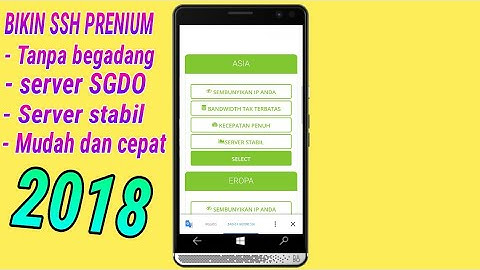 Cara Membuat Akun SSH SGDO Mudah Dan Cepat