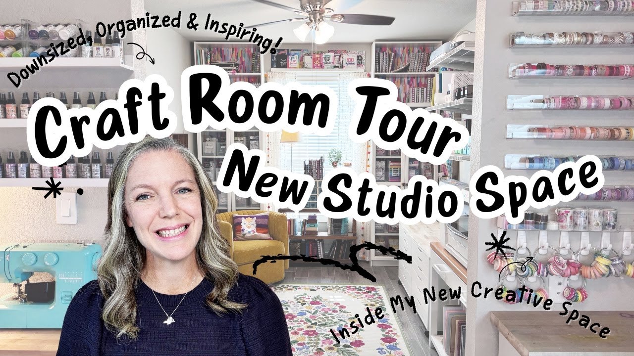 Craft Room Tour | How I Organized My New Creative Space After Moving