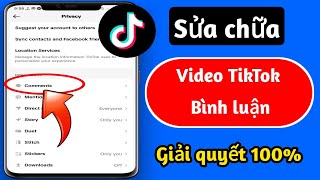 Bình luận video TikTok không hiển thị |  Cách khắc phục sự cố video TikTok không có Bình luận