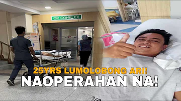 Naoperahan na 25yrs na lumobong ari ni tatay JONATHAN