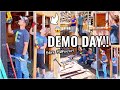 HUGE UNDERTAKING!!😱 DEMO DAY & REBUILDING | BARN MAKEOVER PART 1 | RENOVATION HOUSE PROJECTS