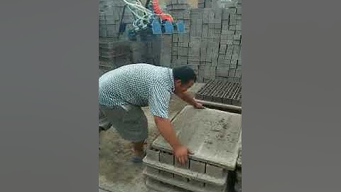 incredible brick block clamping machine for lifting loading blocks with less labor force