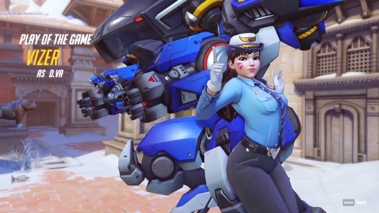 Overwatch  Dva self destruct highlight