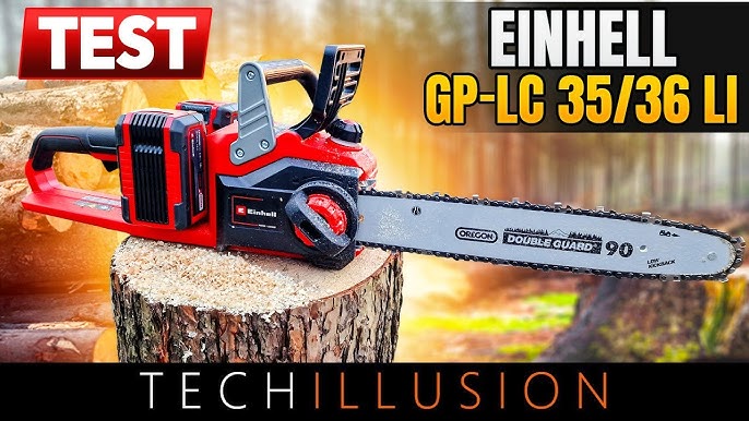 Einhell Tronçonneuse sans fil GE-LC 36/35 Li - Solo - Power X-Change