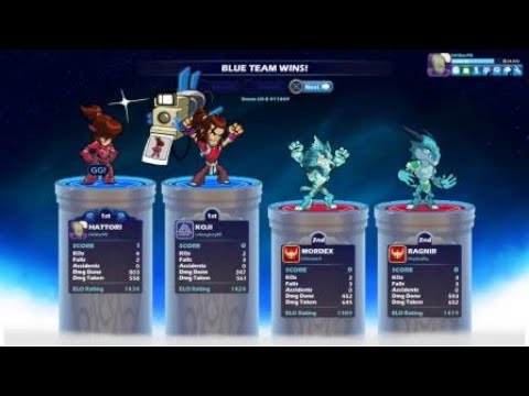Brawlhalla 2v2 comeback win - YouTube