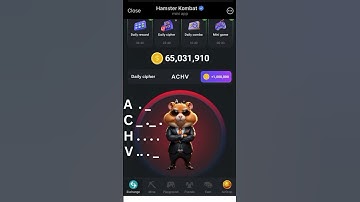 16 August Hamster Kombat Daily Cipher Codes | Daily Cipher Hamster Kombat Today#hamsterkombat