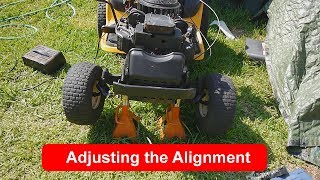 Adjusting the Alignment on a Lawn Tractor