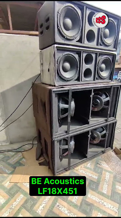 BE Acoustics LF18X451 1800 watt | Dual Subwoofers #shorts #viral #youtubeshorts #bass