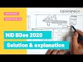 Nid 2020  bdes  solved drawing question  designex studio