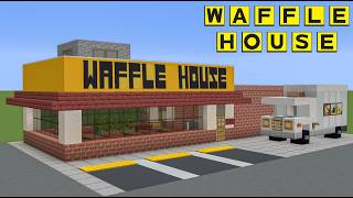 How to Build a Waffle House in Minecraft (Full Interior Tutorial)