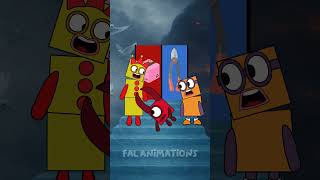 numberblocks 1 huge horn growning in head #numberblocks #animation #2danimation