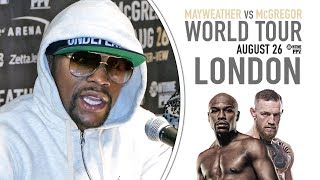 Floyd Mayweather FULL LONDON PRESS CONFERENCE vs Conor McGregor